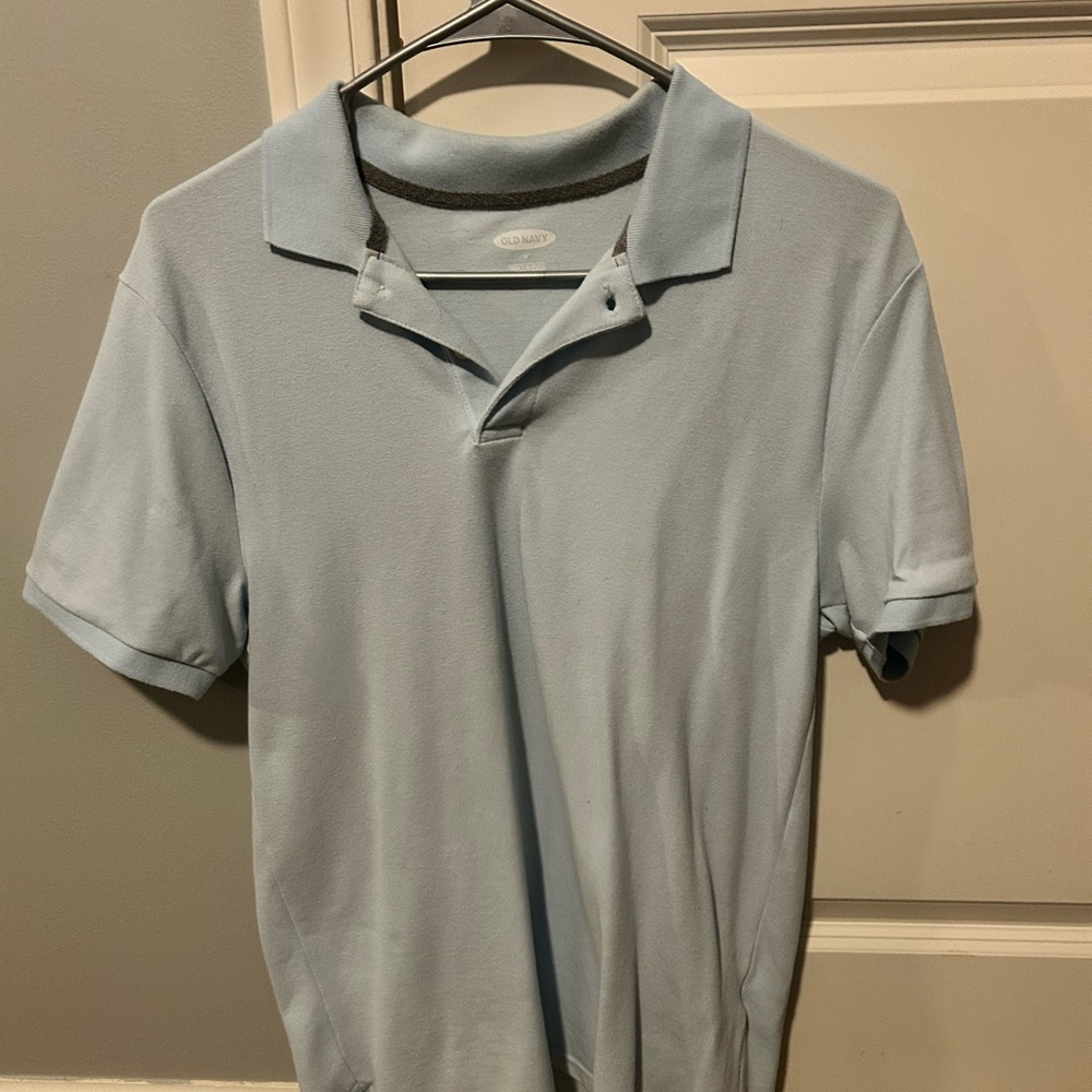 Izod Blue Polo Shirt Casual Style